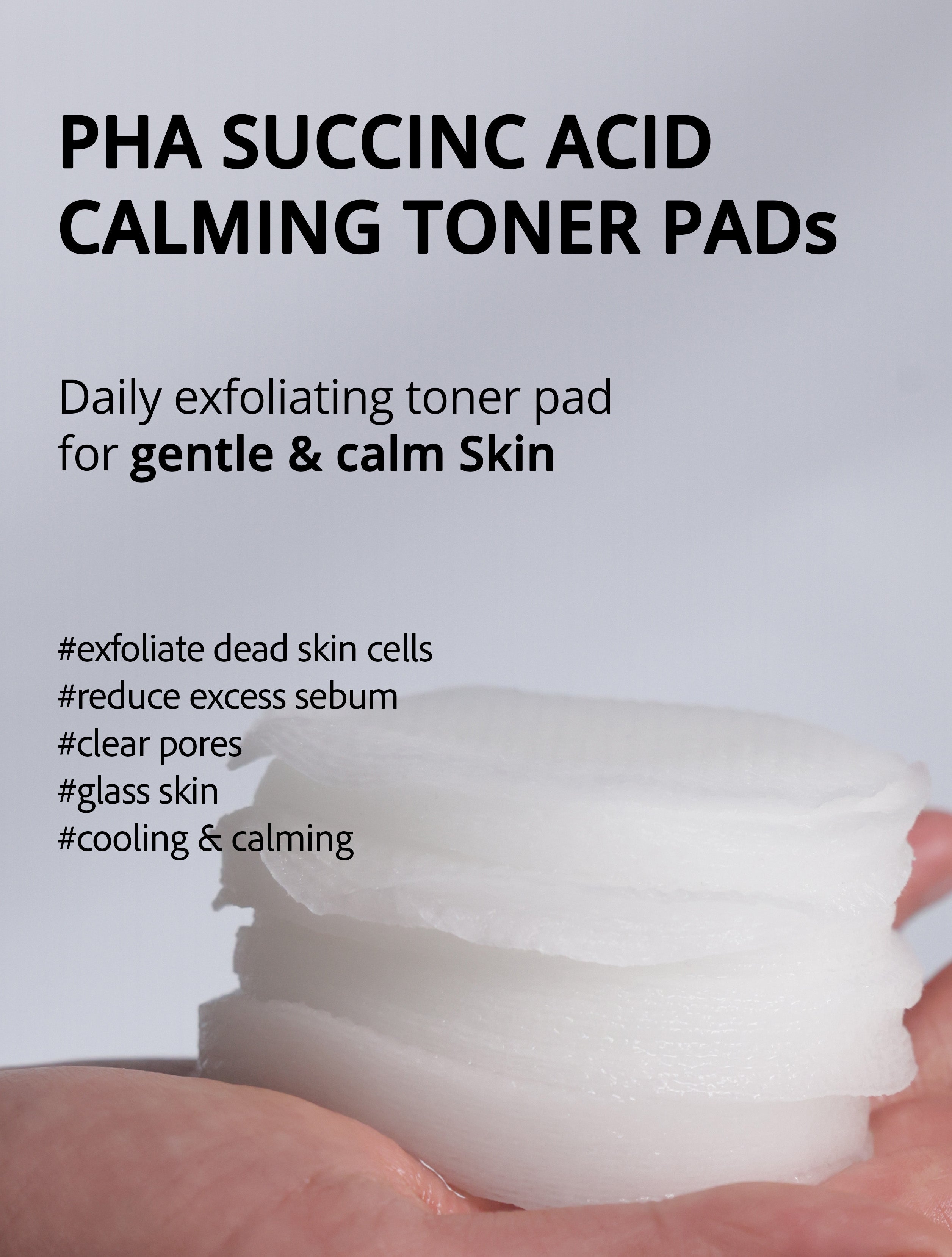 PHA Succinic Acid Calming Toner Pads (7ea)