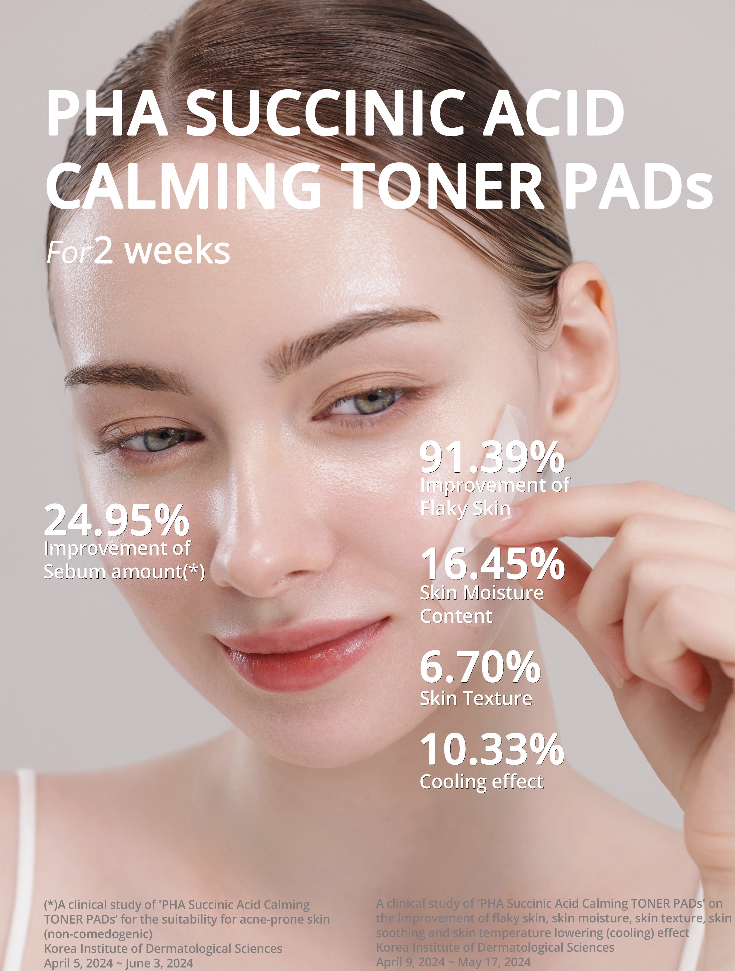 PHA Succinic Acid Calming Toner Pads (7ea)