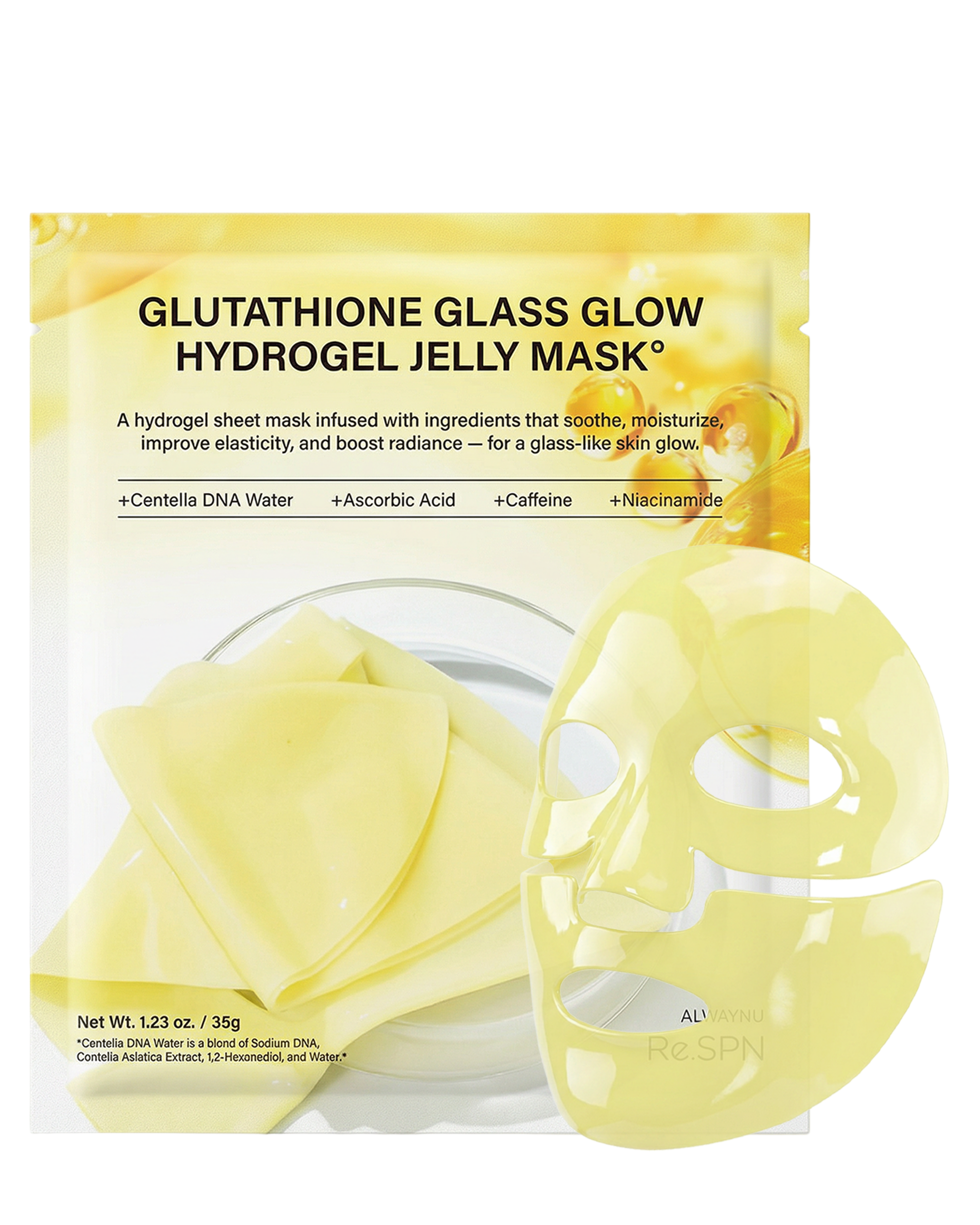 Glutathione Glass Glow Hydrogel Jelly Mask (1ea)