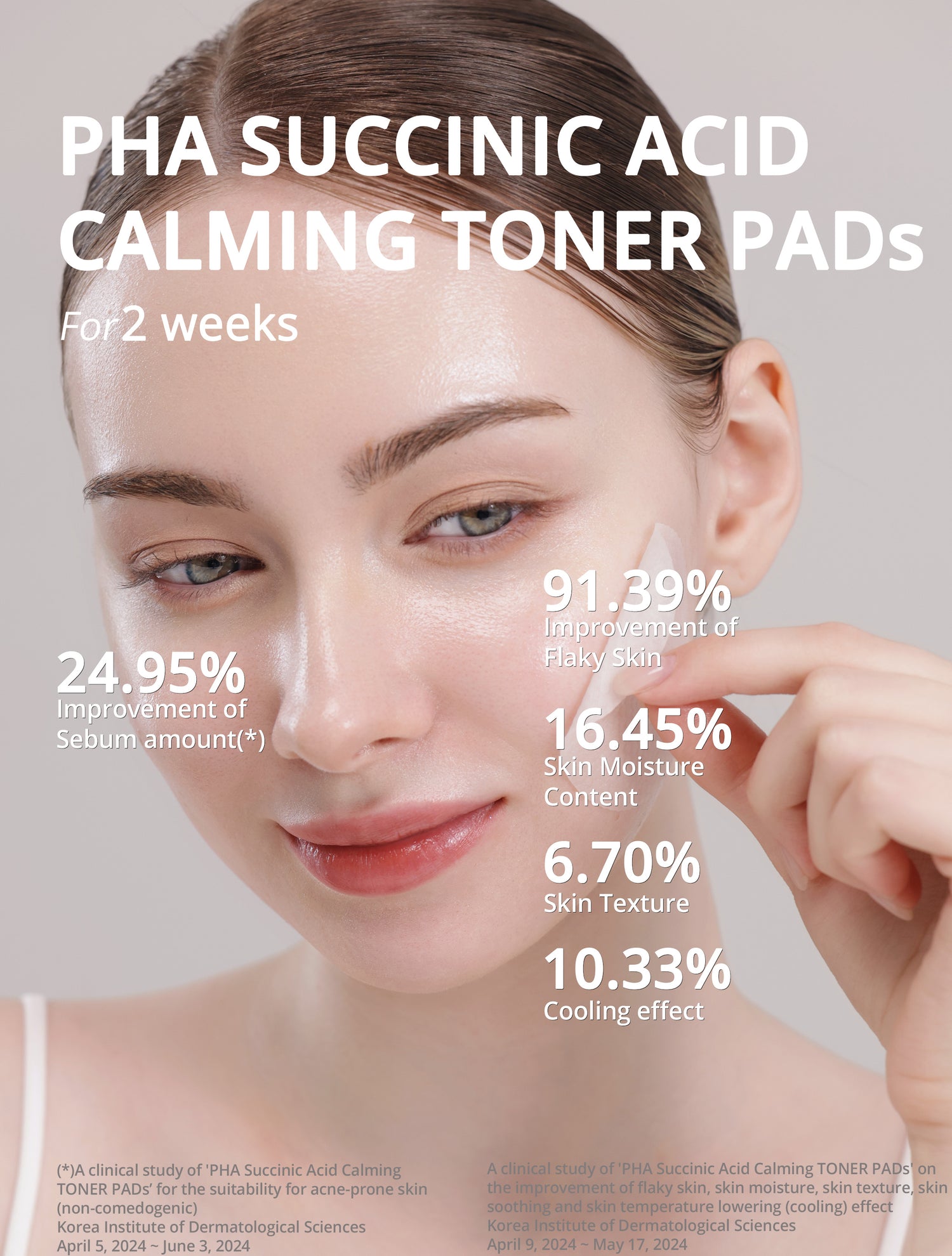 PHA Succinic Acid Calming Toner Pads (35ea)