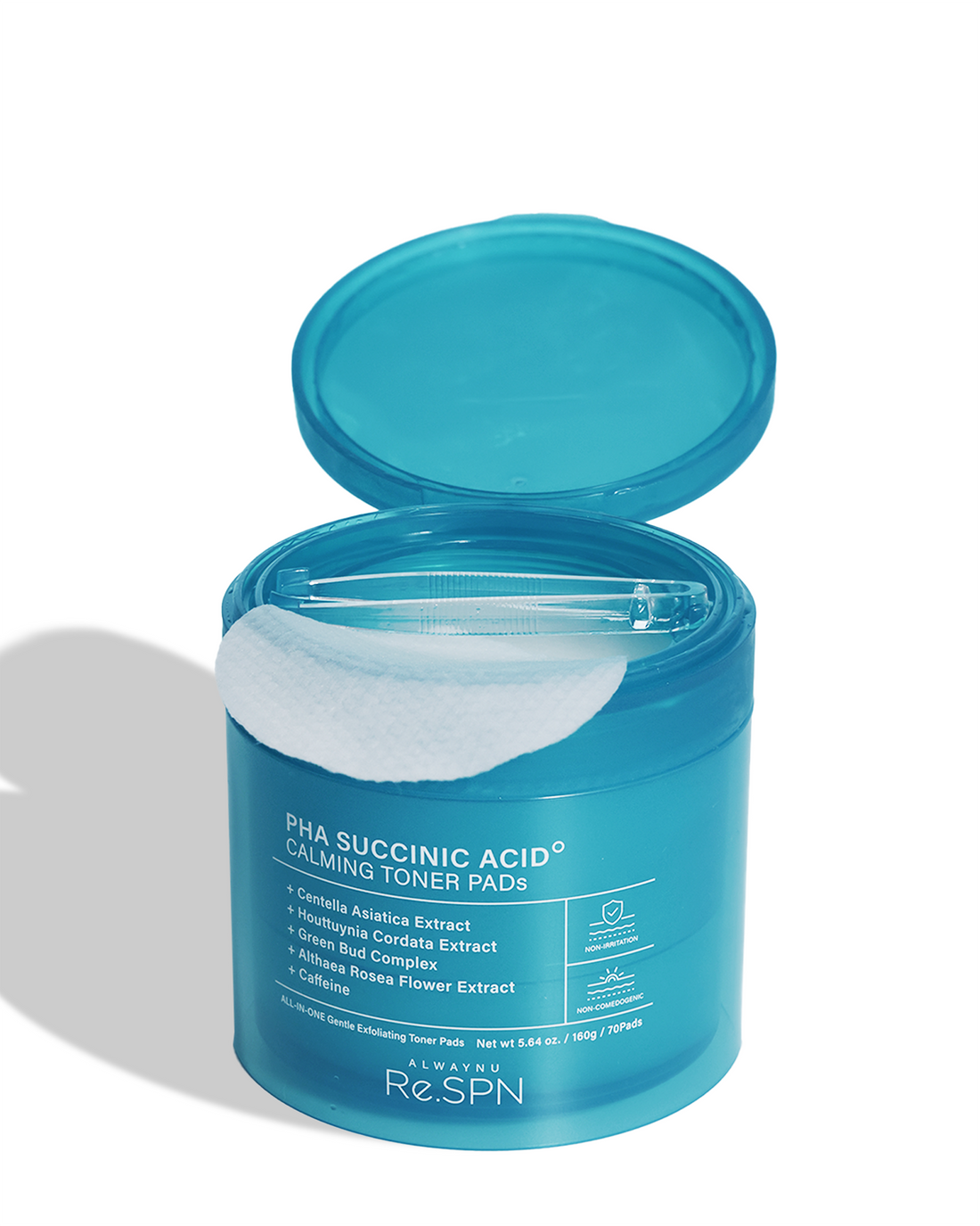 PHA Succinic Acid Calming Toner Pads (70 Count)