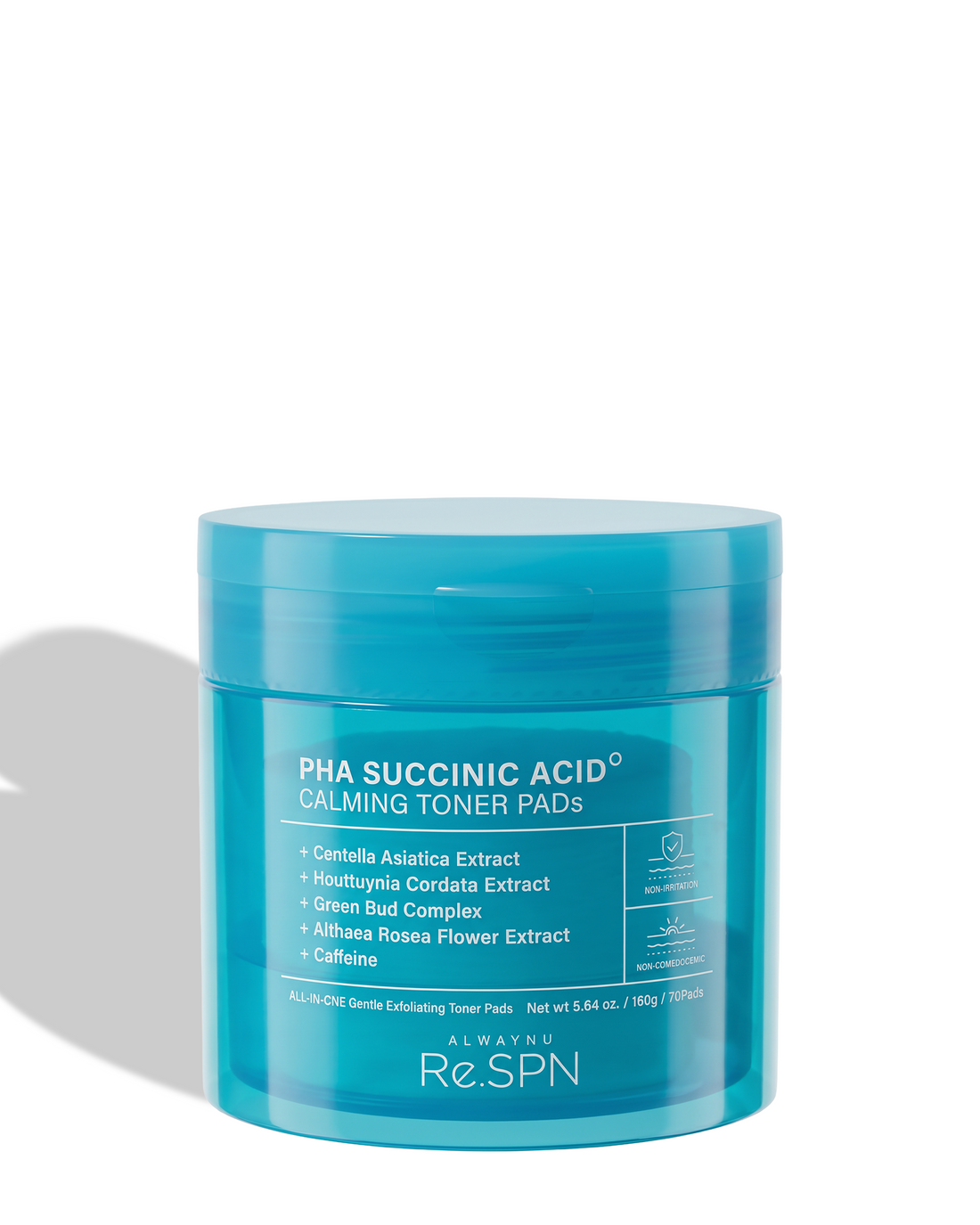 PHA Succinic Acid Calming Toner Pads (70 Count)