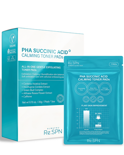 PHA Succinic Acid Calming Toner Pads (35ea)