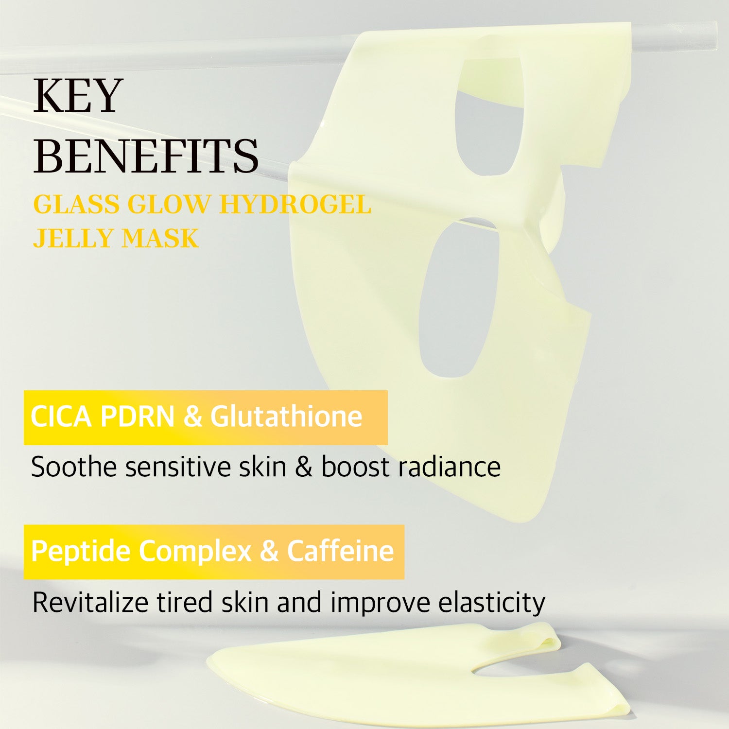 Glutathione Glass Glow Hydrogel Jelly Mask (4ea)