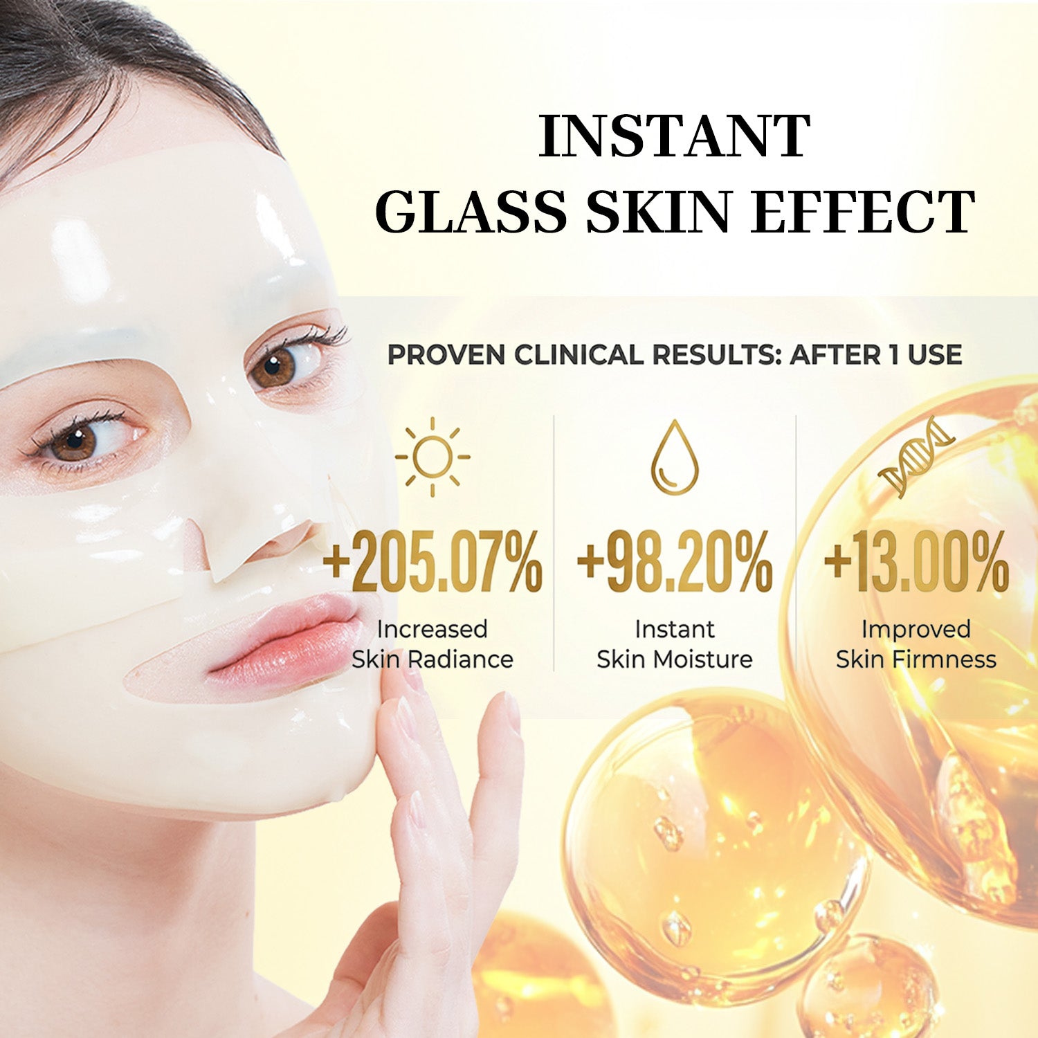 Glutathione Glass Glow Hydrogel Jelly Mask (4ea)