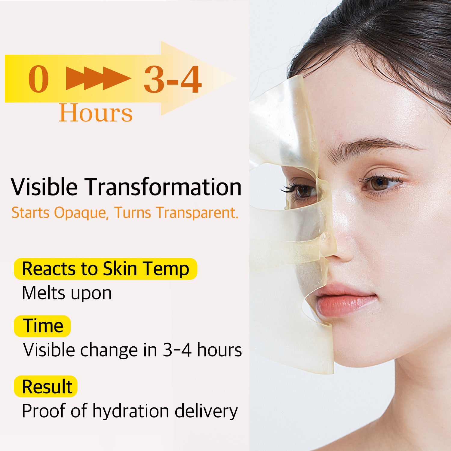 Glutathione Glass Glow Hydrogel Jelly Mask (4ea)